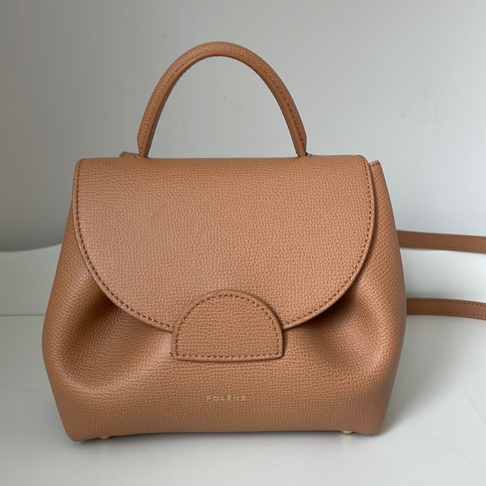 Polene Numero Uno Nano Textured Tan